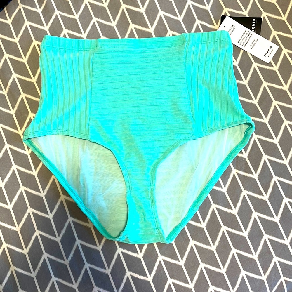 High-waisted BRAND NEW swim bottoms